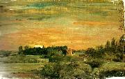 John Constable east bergholt rectory oil on canvas